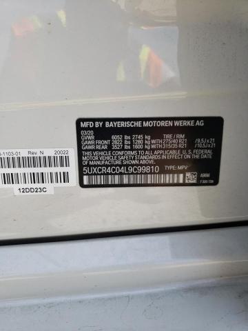 5UXCR4C04L9C99810 BMW X5 Sdrive 40i