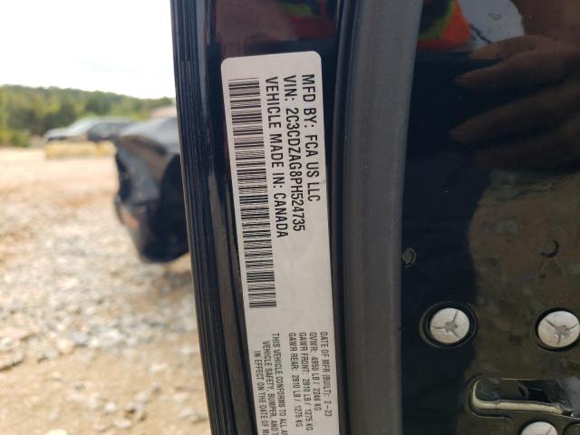 2C3CDZAG8PH524735 Dodge Challenger Sxt