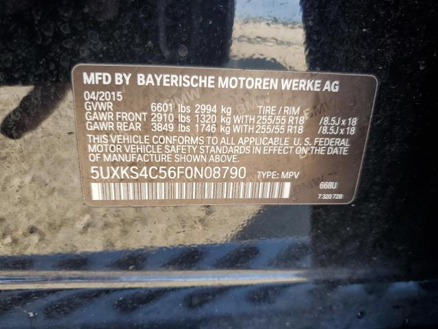 5UXKS4C56F0N08790 BMW X5 Xdrive35d