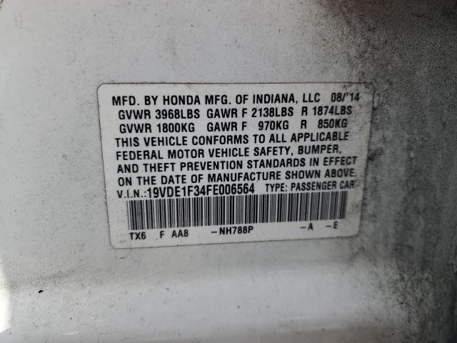 19VDE1F34FE006564 Acura ILX 20