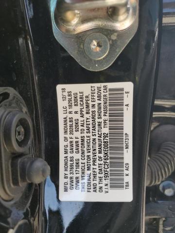 19XFC2F65KE008792 Honda Civic Lx