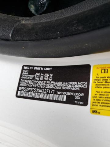 WBS3R9C53GK337171 BMW M4