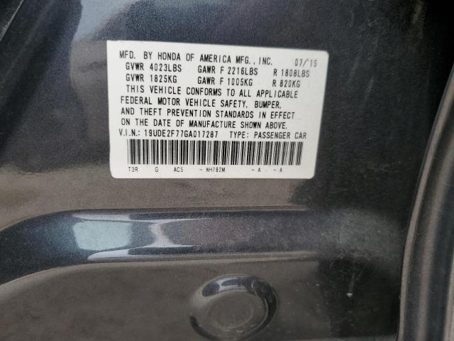 19UDE2F77GA017287 Acura Ilx Premium