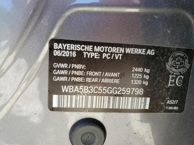 WBA5B3C55GG259798 BMW 535 XI