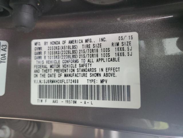 5J6RM4H3XFL072469 Honda CR-V LX