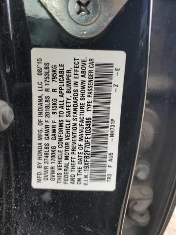 19XFB2F70FE103486 Honda CIVIC SE