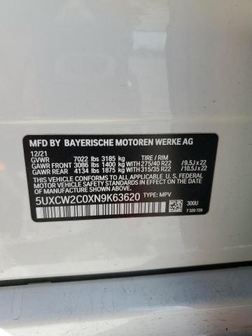 5UXCW2C0XN9K63620 BMW X7 Xdrive40i