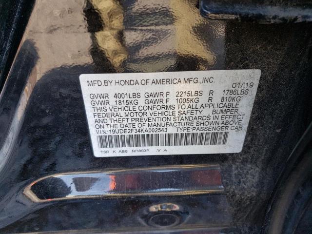 19UDE2F34KA002543 Acura ILX