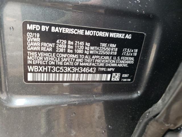 WBXHT3C53K3H34643 BMW X1 Xdrive28i