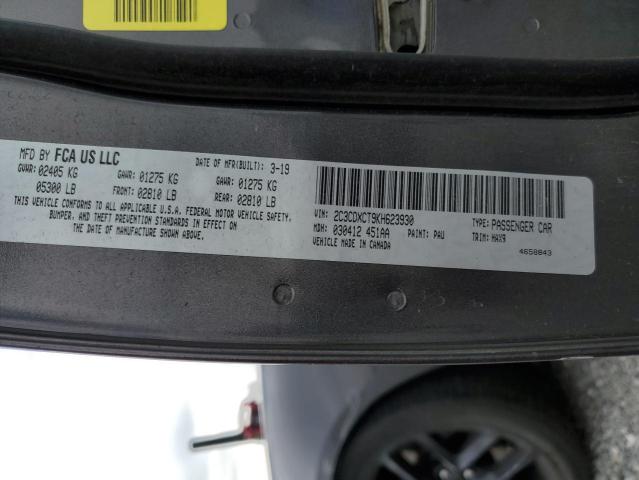 2C3CDXCT9KH623930 Dodge CHARGER R/T