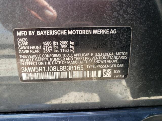 3MW5R1J08L8B38165 BMW 330I