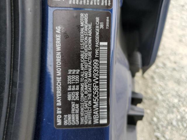 WBAVM5C58FVV93999 BMW X1 Xdrive35i