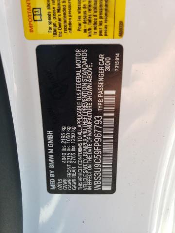WBS3U9C59FP967793 BMW M4