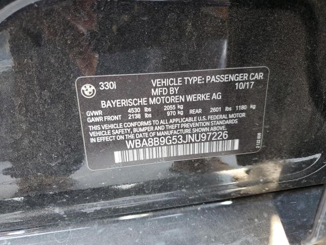 WBA8B9G53JNU97226 BMW 330 I
