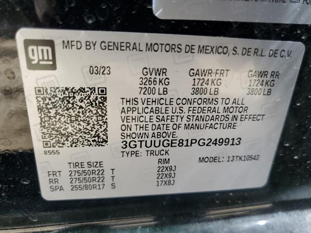 3GTUUGE81PG249913 GMC Sierra K1500 Denali