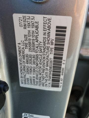 7FART6H92ME033677 Honda Cr-v Touring