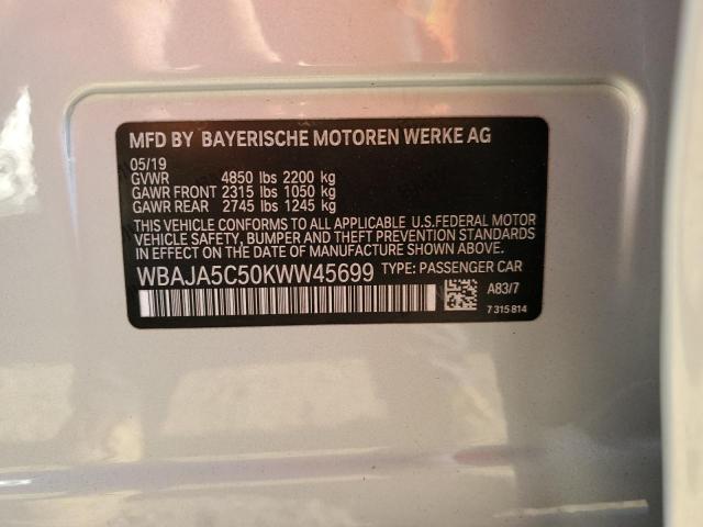 WBAJA5C50KWW45699 BMW 530 I