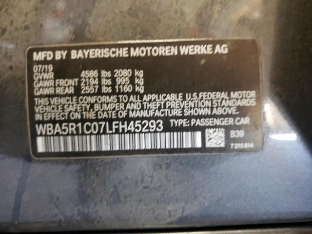 WBA5R1C07LFH45293 BMW 330I
