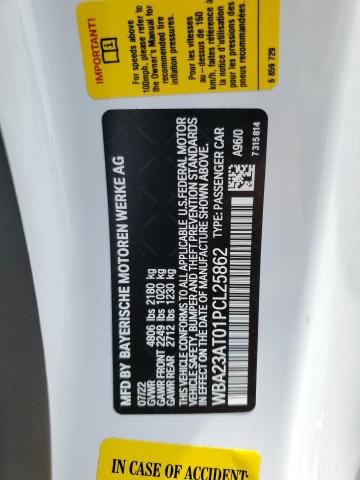 WBA23AT01PCL25862 BMW 430I