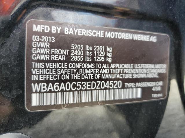 WBA6A0C53EDZ04520 BMW 640 I Gran Coupe