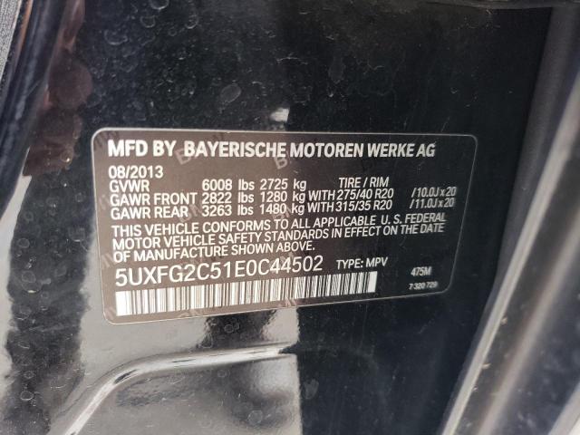 5UXFG2C51E0C44502 BMW X6 Xdrive35i