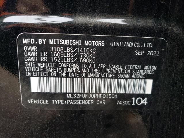ML32FUFJ0PHF01504 Mitsubishi Mirage G4 Es