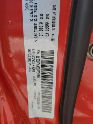 1C3CDFAA0GD739940 Dodge DART SE