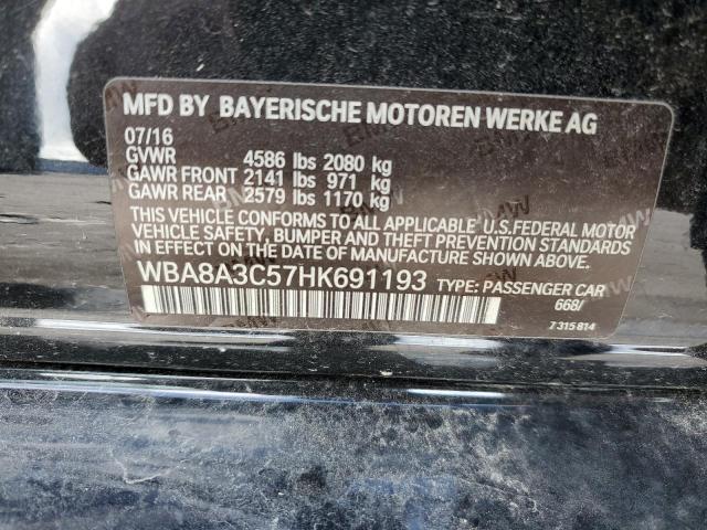 WBA8A3C57HK691193 BMW 320 XI