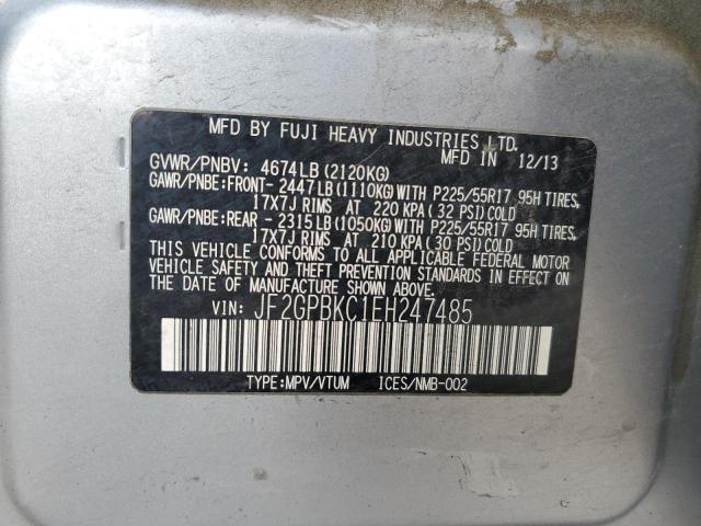 JF2GPBKC1EH247485 Subaru Xv Crosstrek 2.0i Hybrid Touring