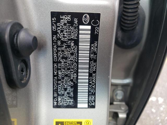 JTHBK1GG2F2202460 Lexus ES 350