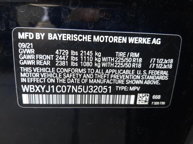 WBXYJ1C07N5U32051 BMW X2 Xdrive28i