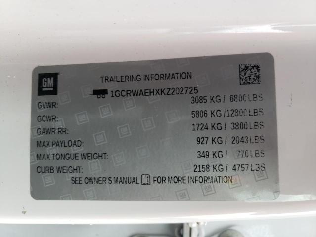 1GCRWAEHXKZ202725 Chevrolet Silverado C1500