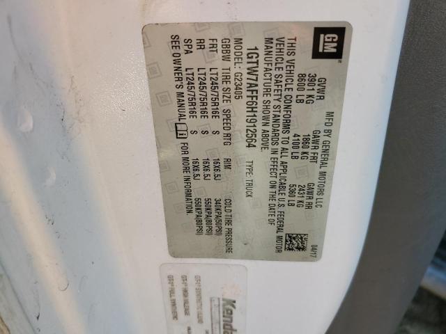1GTW7AFF6H1912564 GMC Savana G2500