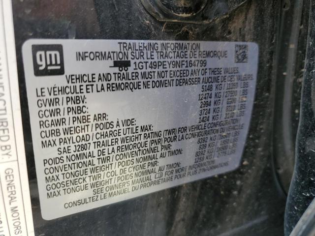 1GT49PEY9NF164799 GMC Sierra K2500 At4