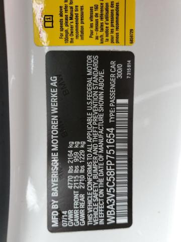 WBA3V5C58FP751654 BMW 428 I