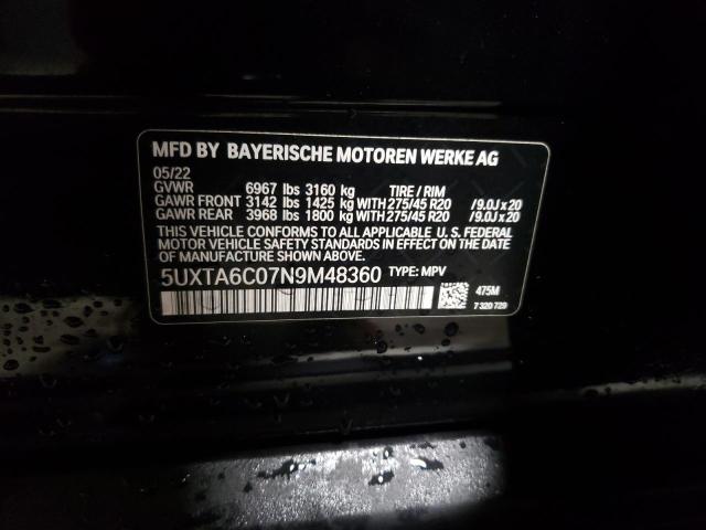 5UXTA6C07N9M48360 BMW X5 Xdrive45e