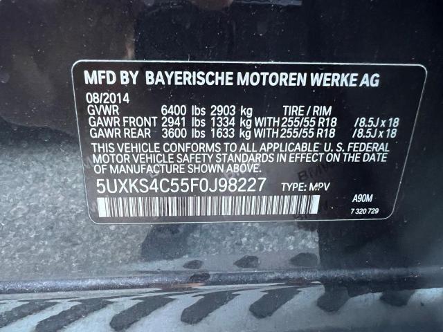 5UXKS4C55F0J98227 BMW X5 Xdrive35d