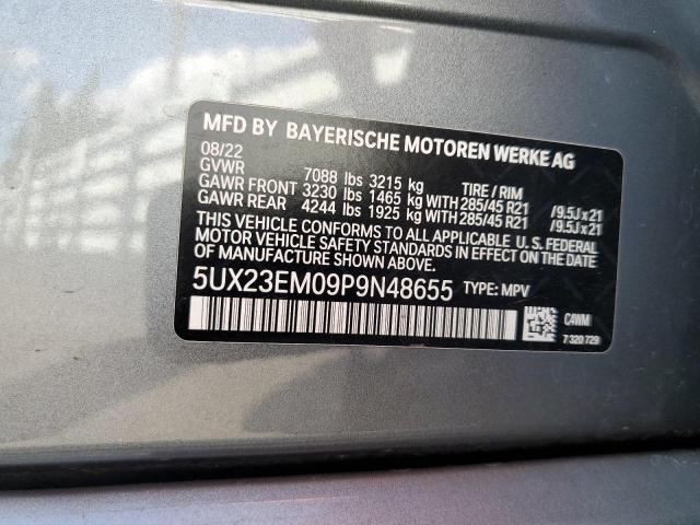 5UX23EM09P9N48655 BMW X7 Xdrive40i