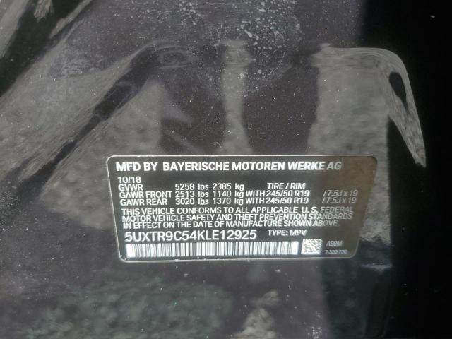 5UXTR9C54KLE12925 BMW X3 Xdrive30i