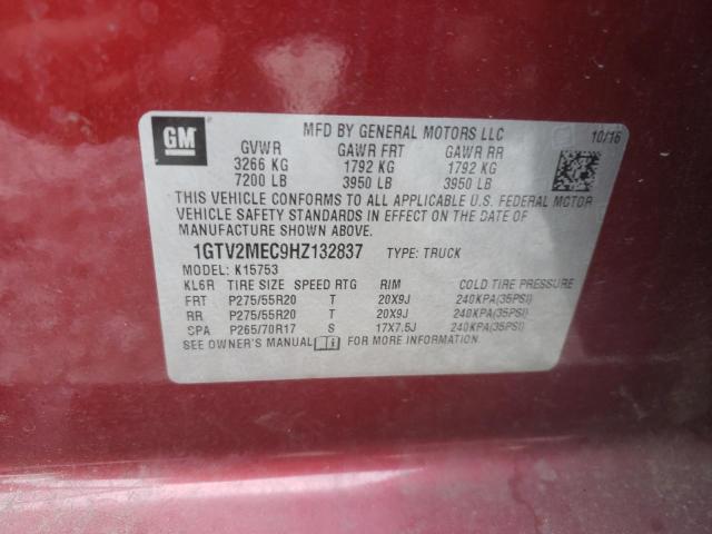 1GTV2MEC9HZ132837 GMC Sierra K1500 Sle