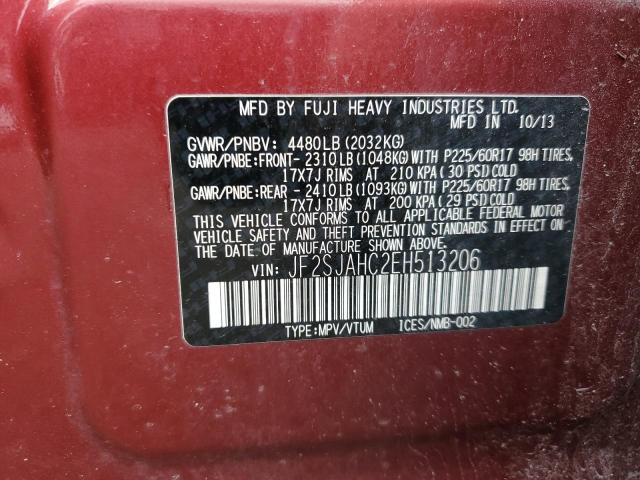 JF2SJAHC2EH513206 Subaru Forester 2.5i Limited