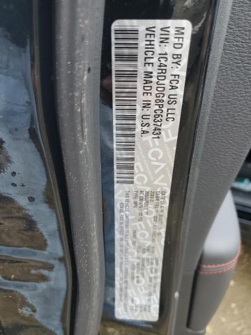 1C4RDJDG8PC637431 Dodge DURANGO GT