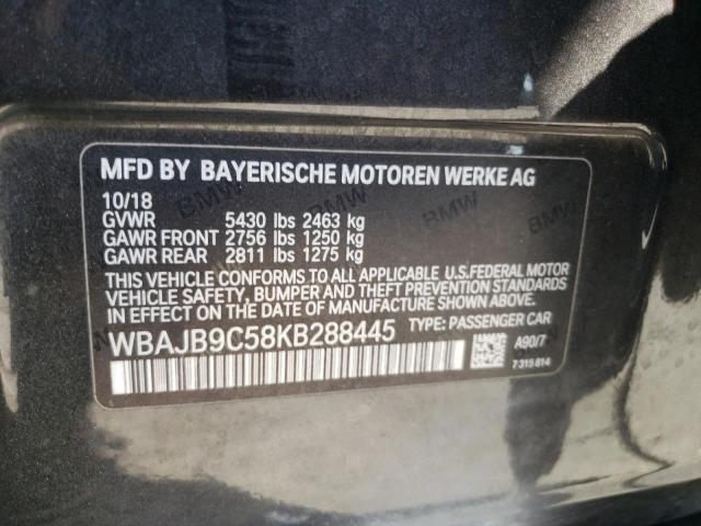 WBAJB9C58KB288445 BMW M550xi