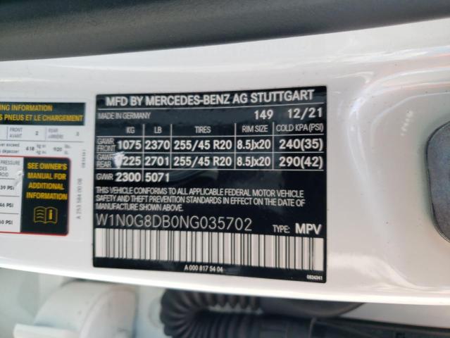 W1N0G8DB0NG035702 Mercedes-Benz GLC 300