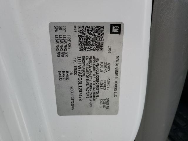 1GTW7AFG3L1207478 GMC Savana G2500