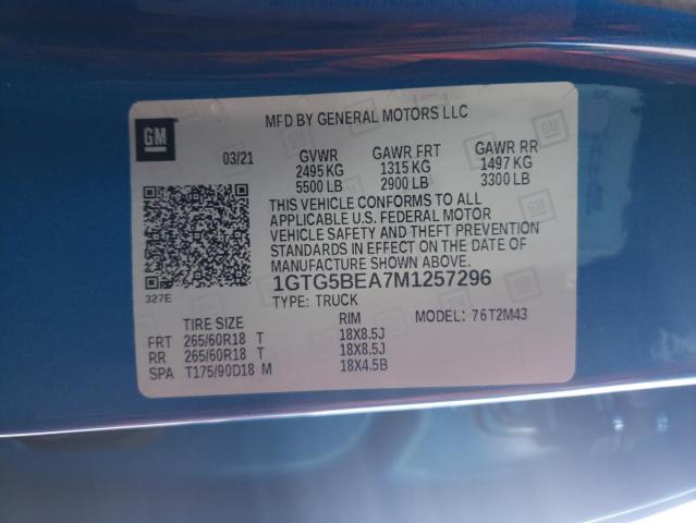 1GTG5BEA7M1257296 GMC Canyon Elevation
