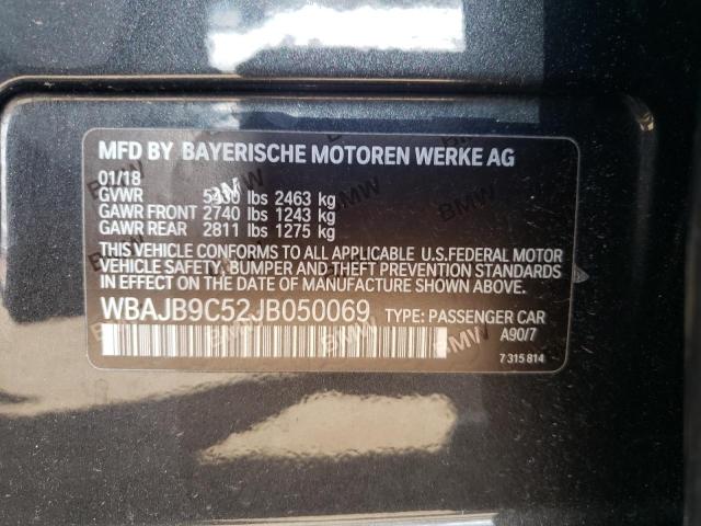 WBAJB9C52JB050069 BMW M550xi