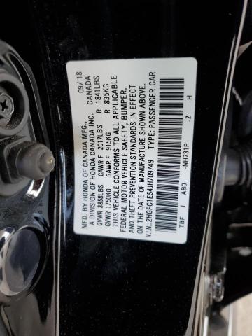 2HGFC1E54JH709749 Honda CIVIC SI