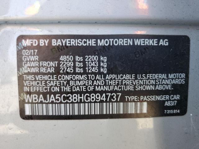 WBAJA5C38HG894737 BMW 530 I