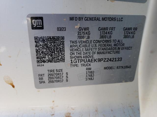1GTPUAEK9PZ242133 GMC Sierra K1500